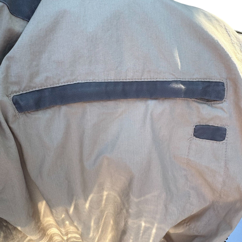 Weatherproof Garment Co Mens Gray Lightweight Bomber Jacket Preppy Athleisure XL