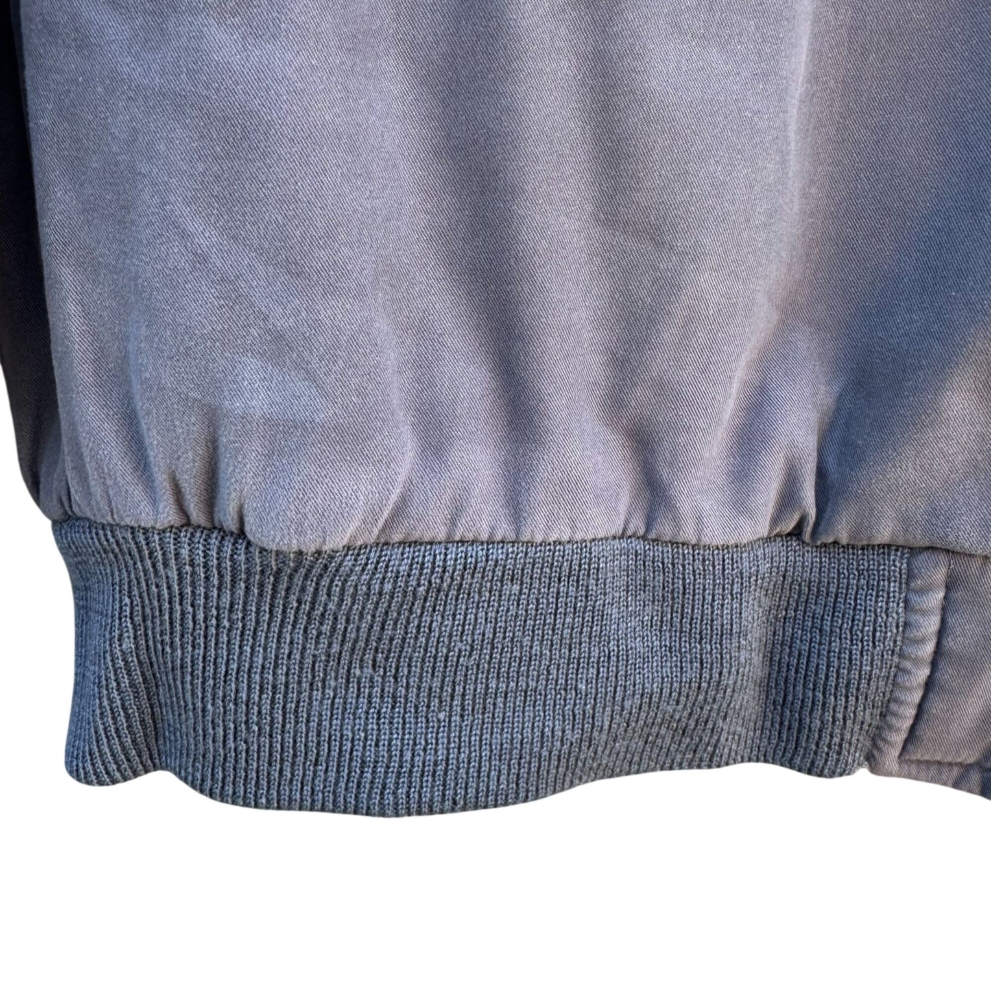 Weatherproof Garment Co Mens Gray Lightweight Bomber Jacket Preppy Athleisure XL