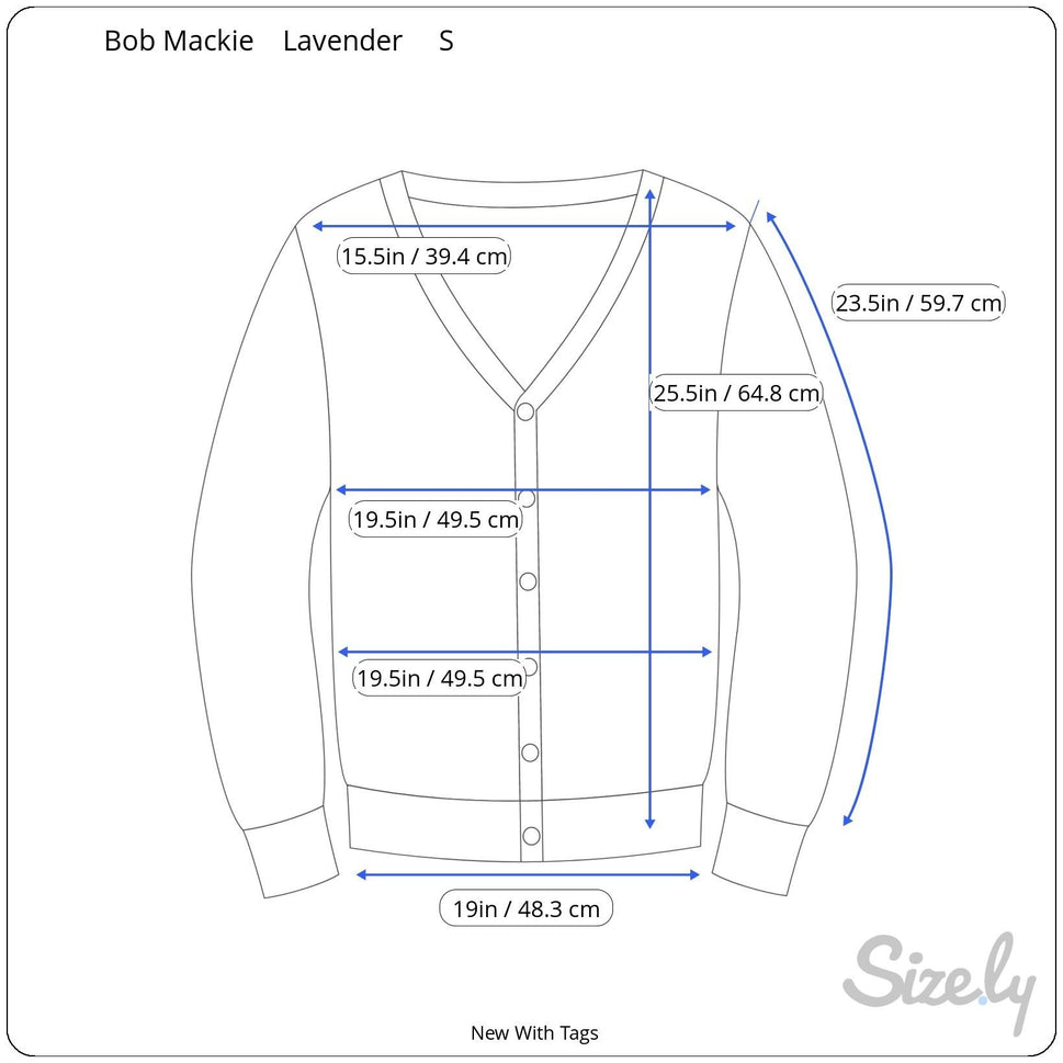 Bob Mackie Wearable Art Vintage Purple Beaded Dragonfly Cardigan Sweater New S