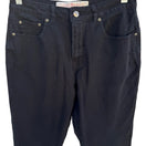 Switch Territory Ahead Vintage Womens 10 Black Straight Leg Mom Jeans High Rise Stretch 3 image