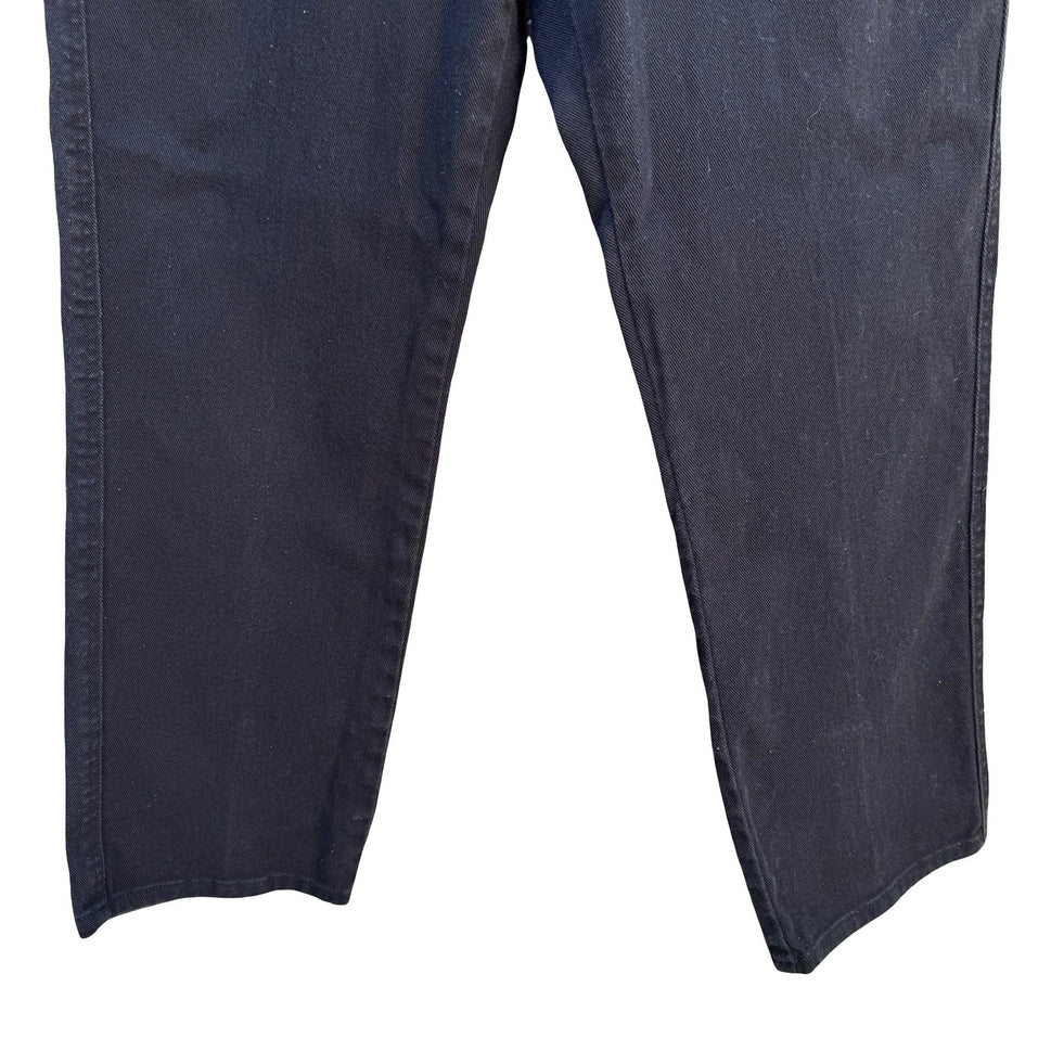 Territory Ahead Vintage Womens 10 Black Straight Leg Mom Jeans High Rise Stretch