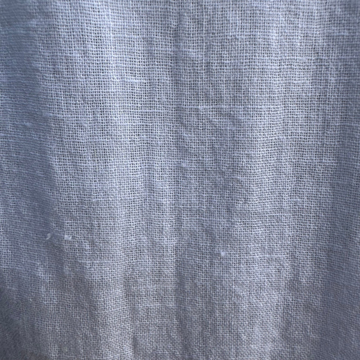 Minimalist Coastal Lagenlook Beachy Linen Spaghetti Strap Slip Dress White M