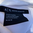 Switch Armani Exchange White Silk V-Neck Sleeveless Blouse M Quiet Luxury Minimalist 2 image