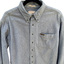 Switch Woolrich Sportsman Chamois Shirt Mens Large Grey Cotton Button Down Long Sleeve 3 image