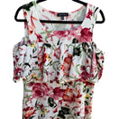 Switch Slinky Brand Cottagecore Garden Party Floral Cold Shoulder Ruffle Sheath Dress L 3 image
