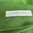 Switch Susana Monaco Y2K Fairy Green Strapless Silk Ruffle Mini Dress Ruched Bodycon XS 2 image
