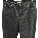 Switch Levis 512 Perfectly Slimming Straight Leg Jeans Black Stretch Denim Size 18M 3 image