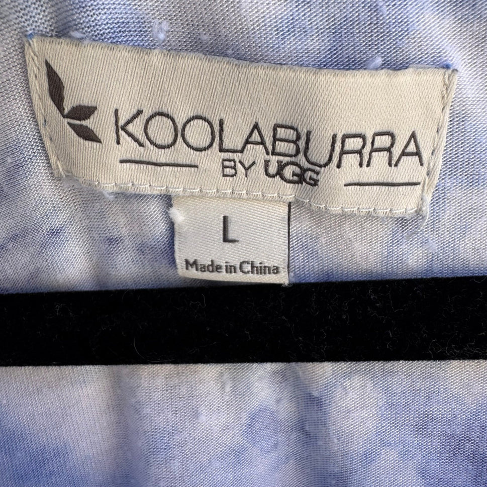 Koolaburra by UGG Womens Blue Tie Dye Pajama Set Large A391288 Loungewear Jogger