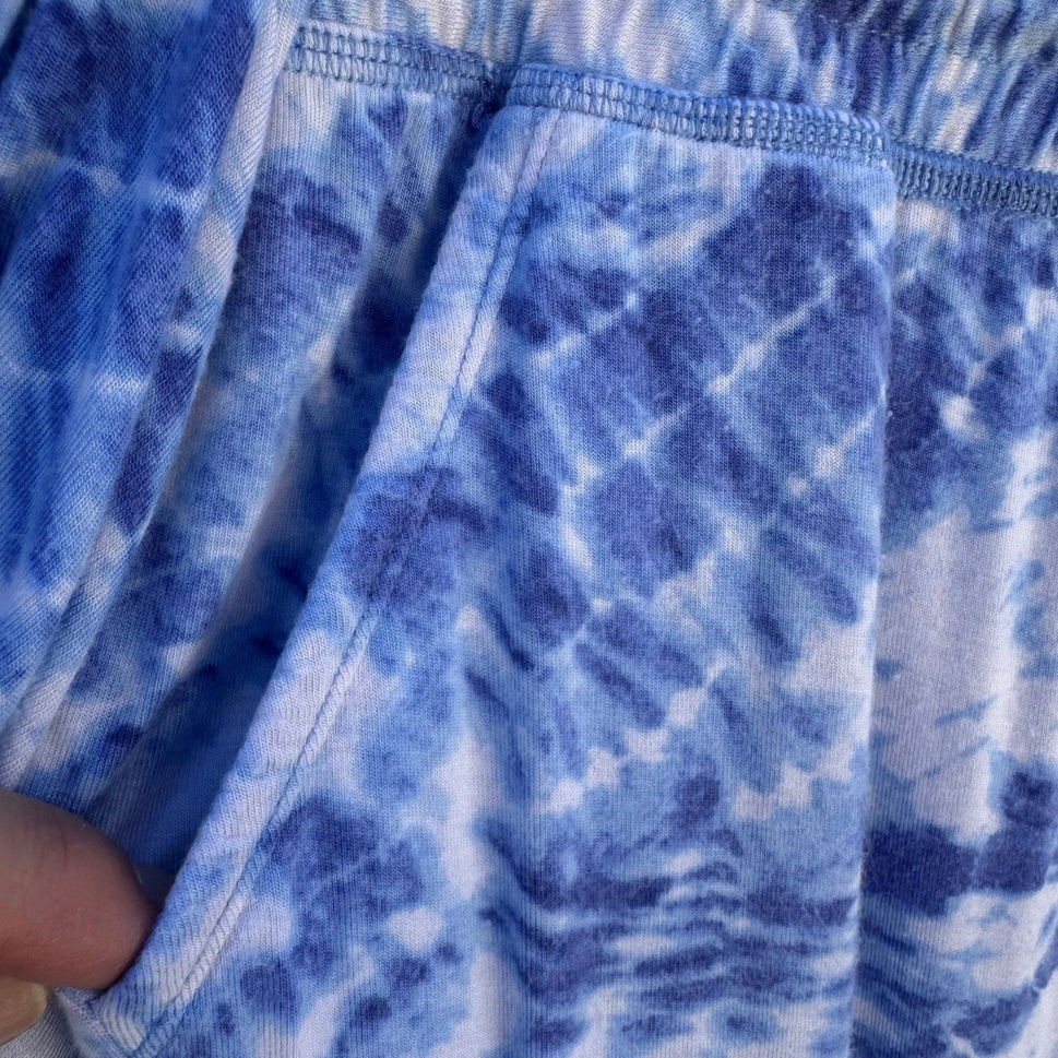 Koolaburra by UGG Womens Blue Tie Dye Pajama Set Large A391288 Loungewear Jogger