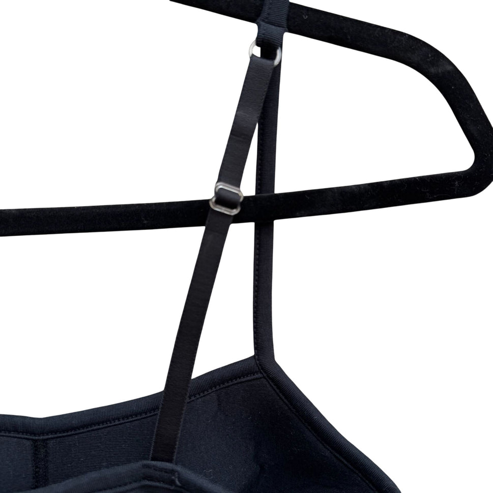 The Territory Ahead Black Built-In Bra Adjustable Straps Stretch Camisole Tank 34B