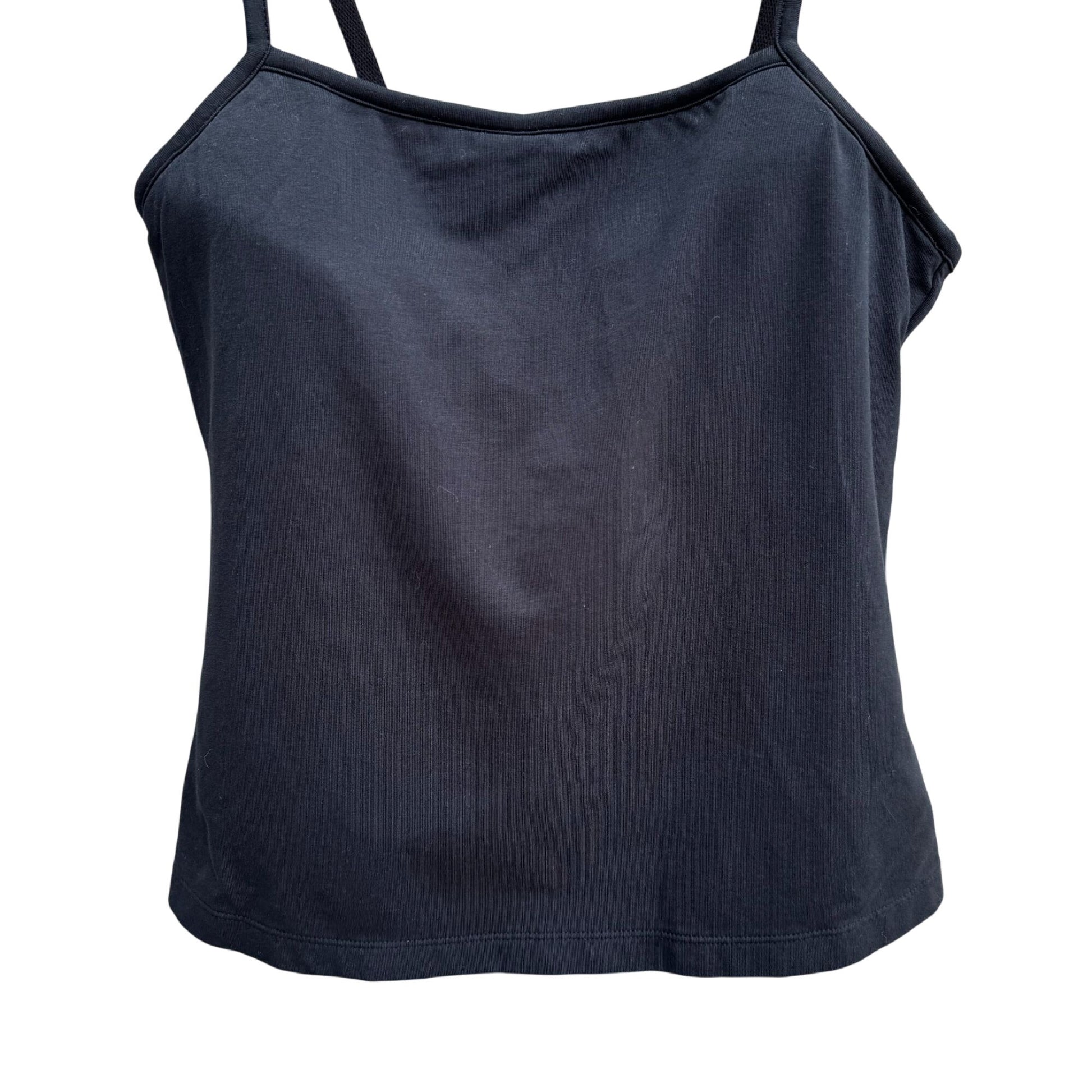 The Territory Ahead Black Built-In Bra Adjustable Straps Stretch Camisole Tank 34B