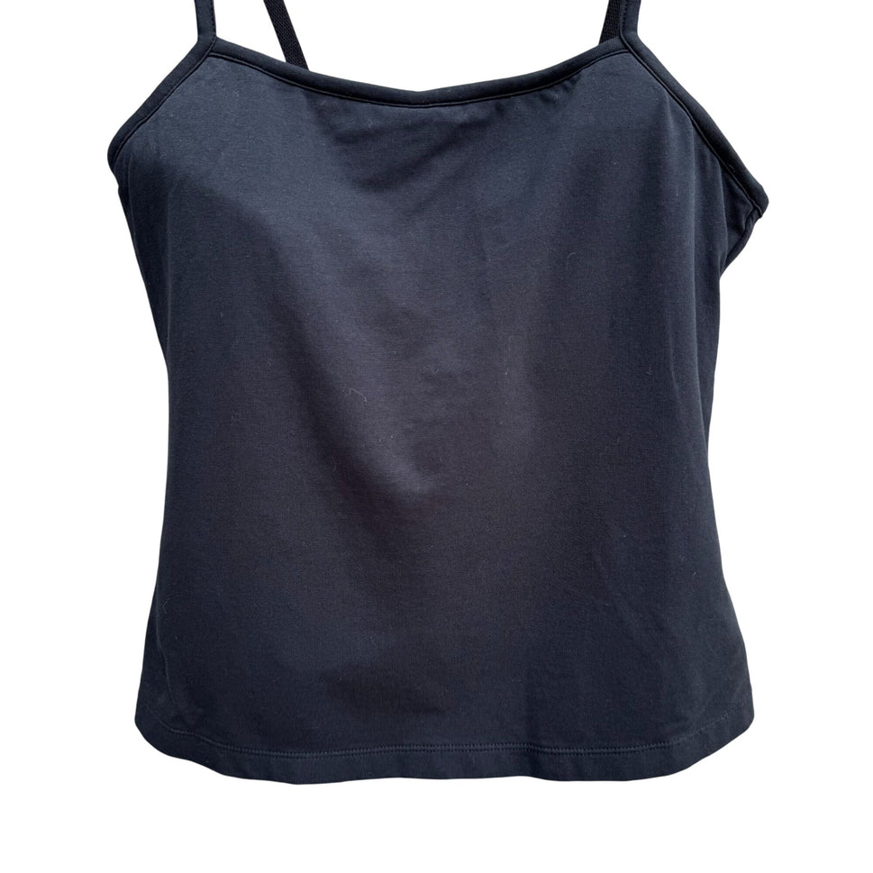 The Territory Ahead Black Built-In Bra Adjustable Straps Stretch Camisole Tank 34B