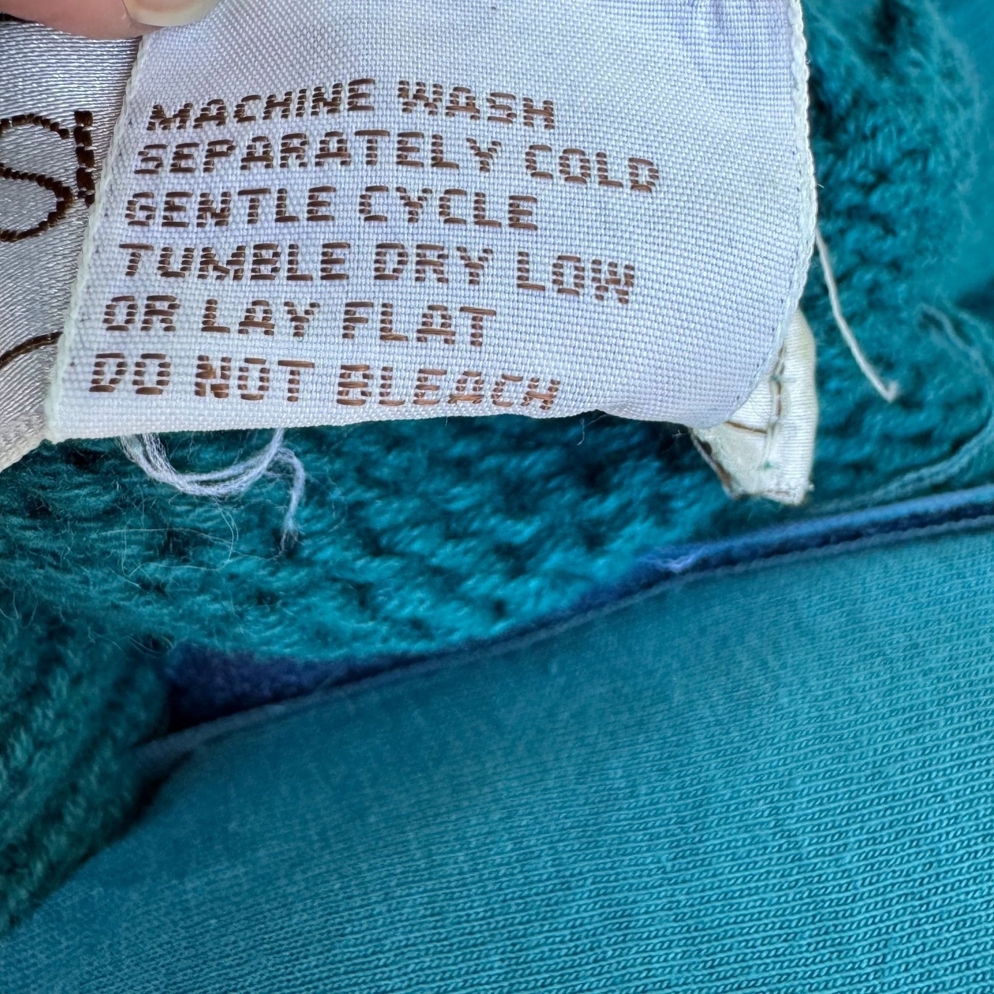 Casual Corner Vintage 80s Womens S Cable Knit Teal Turtleneck Sweater Oversized