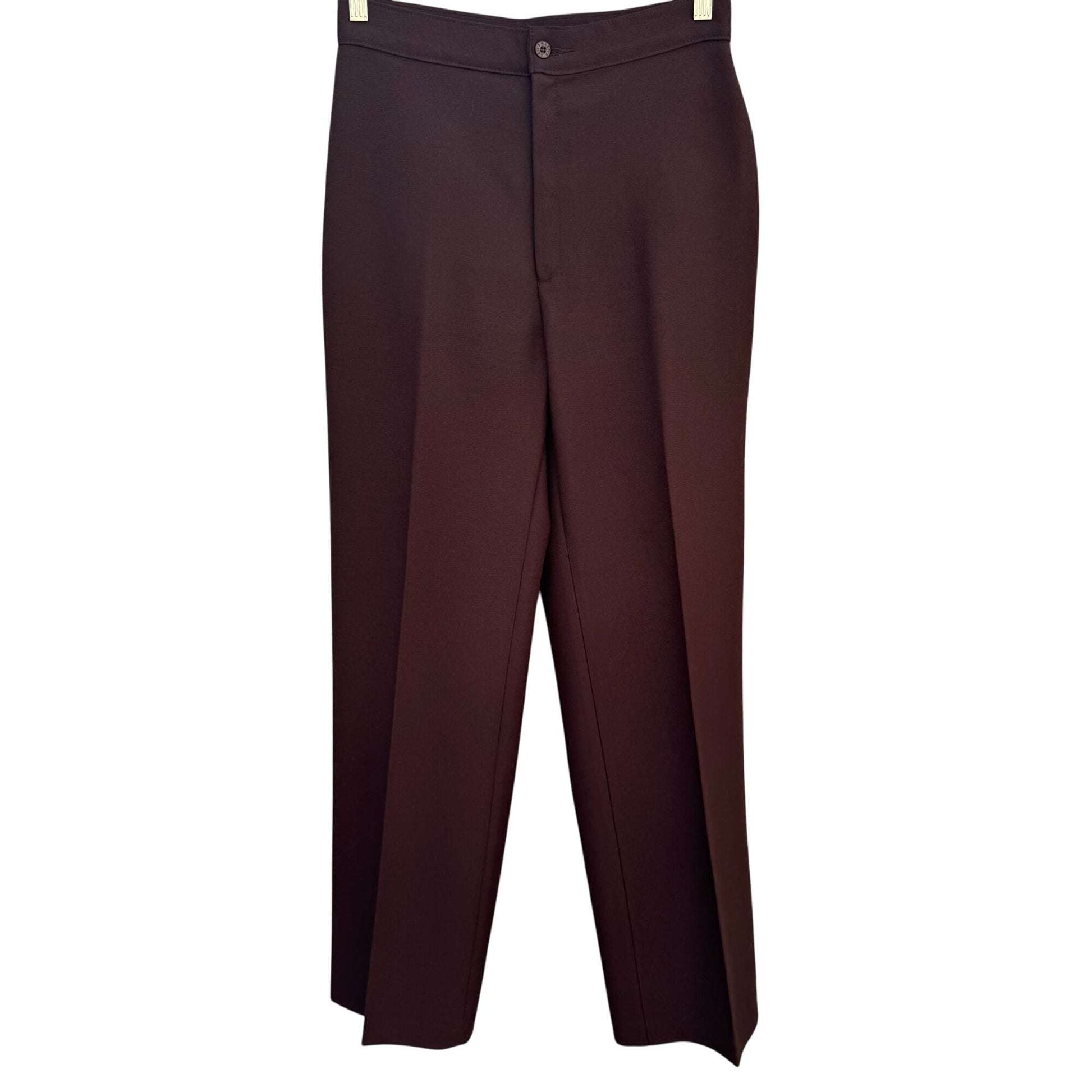 Levi Strauss & Co Vintage 70s Womens Brown Straight-Leg High Rise Slacks Pants