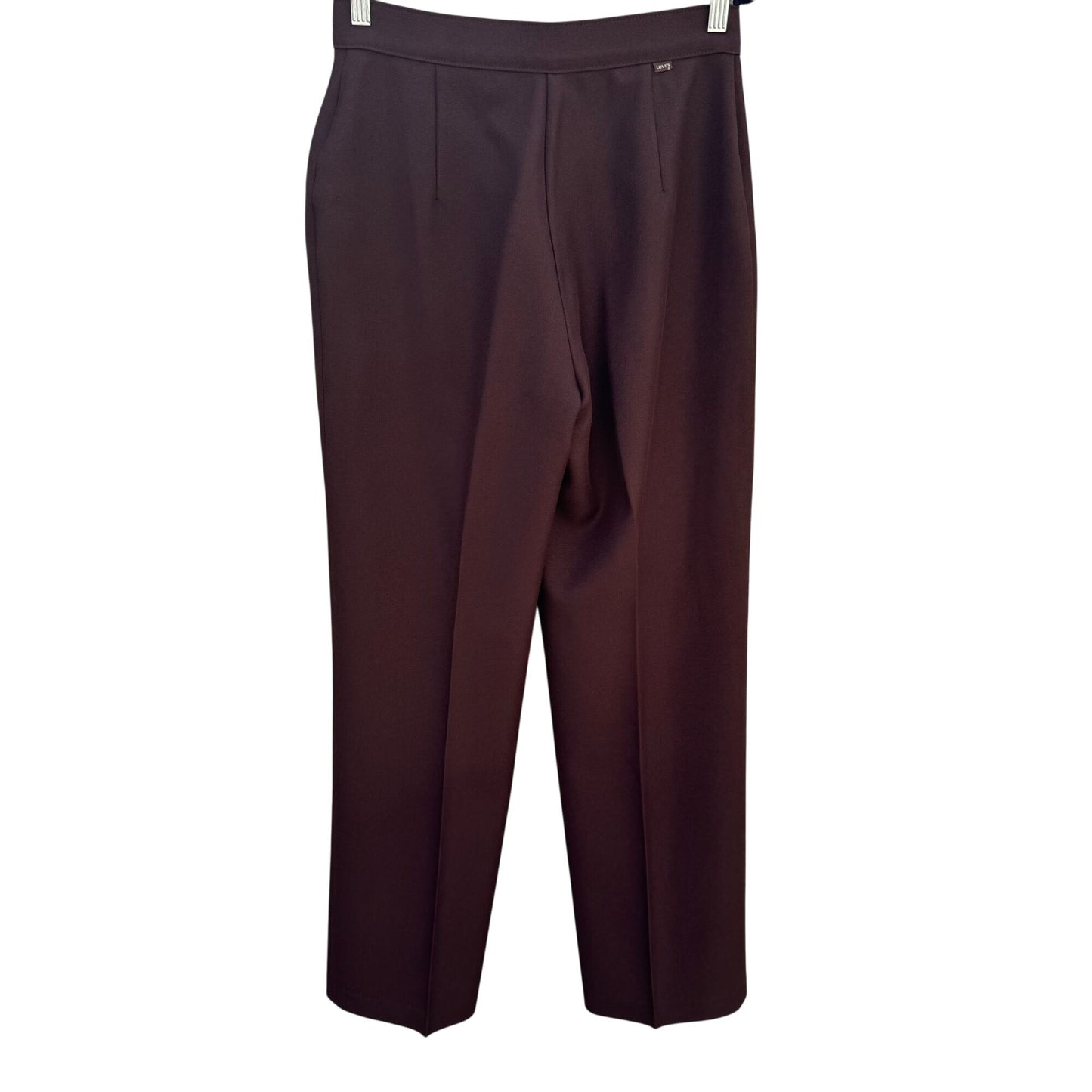 Levi Strauss & Co Vintage 70s Womens Brown Straight-Leg High Rise Slacks Pants