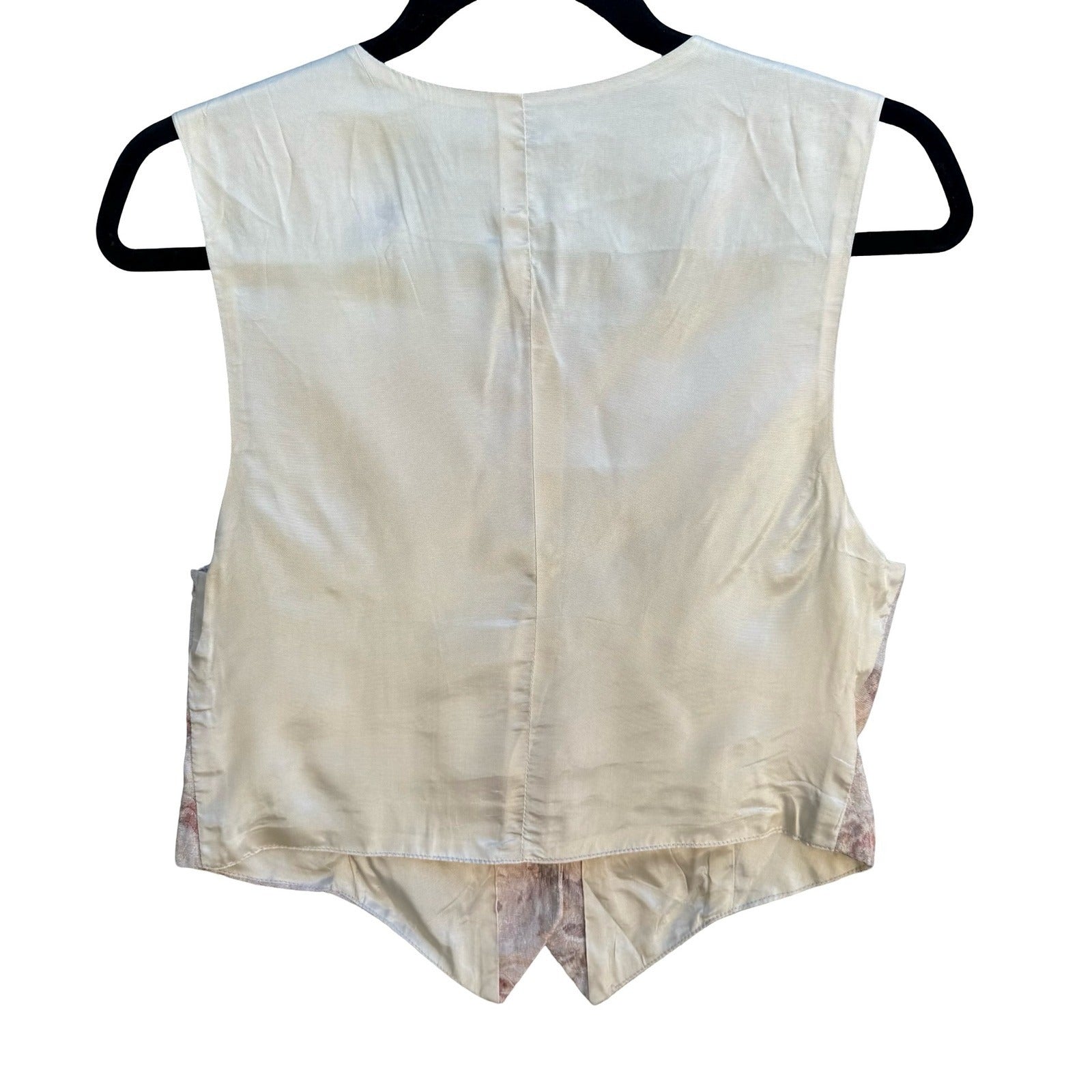 Counterparts Vintage 90s Cottagecore Victorian Floral Tapestry Waistcoat Vest 6