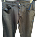 Switch Z. Cavaricci Vintage Y2K Glam Black Shimmer Stretch Straight Leg Jeans Juniors 9 2 image