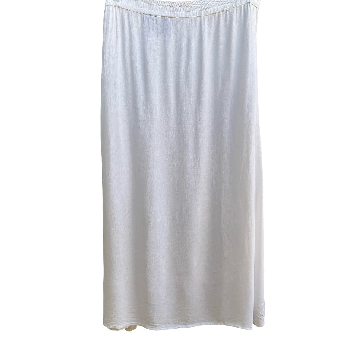 Anthony Mark Hankins Cottagecore Coastal Embroidered Boho Maxi Peasant Skirt S