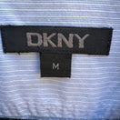 Switch DKNY Coastal Summer Striped Preppy Camp Shirt Resortwear Cotton Blue Mens M 2 image