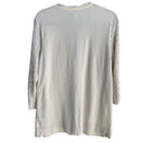 Switch Chicos Sequin Embellished V Neck Glam Beige Gold Knit Cardigan Sweater Size 3 2 image