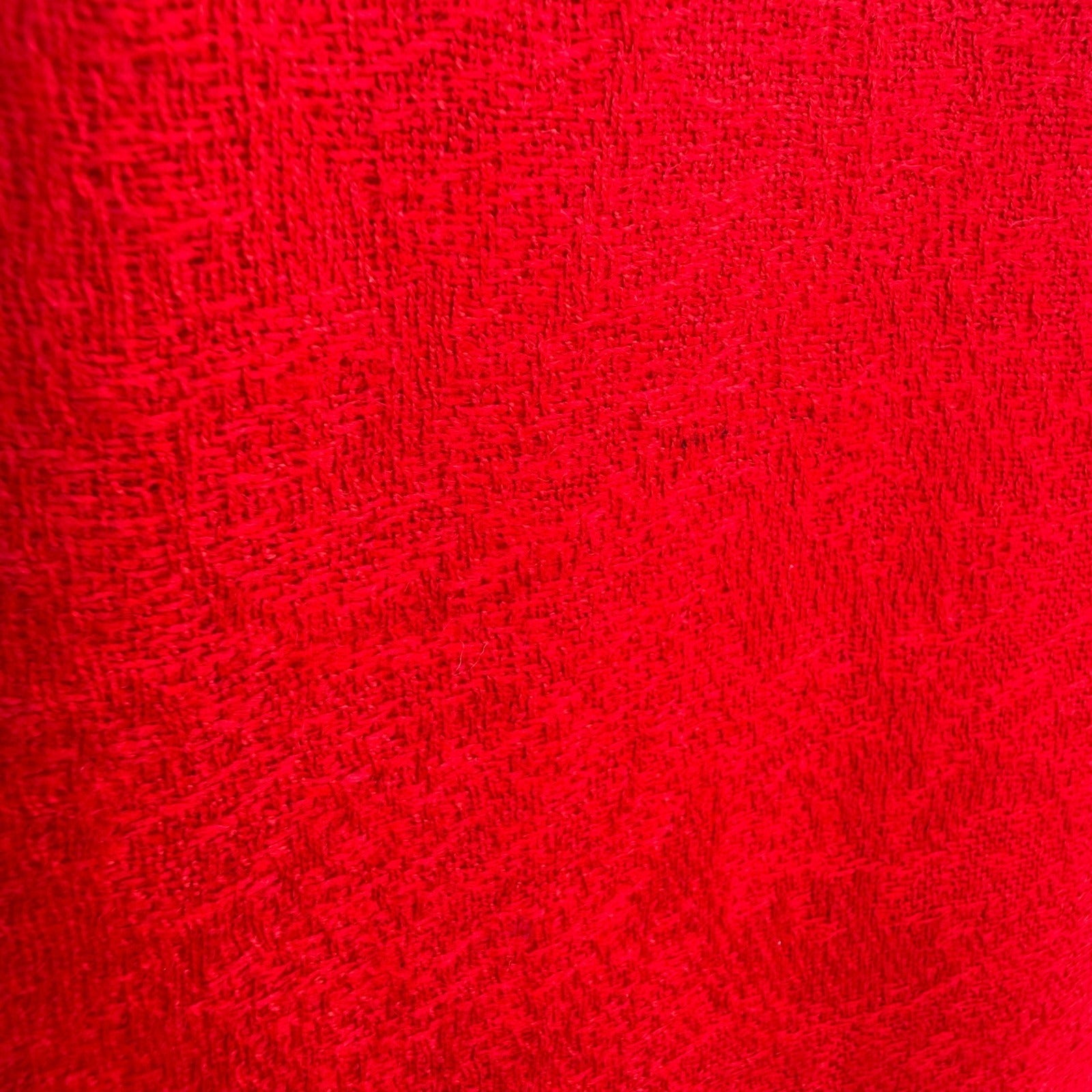 Scarlet Red Paisley Pashmina Shawl Wrap Fringed Oversized Scarf Crimson Jacquard