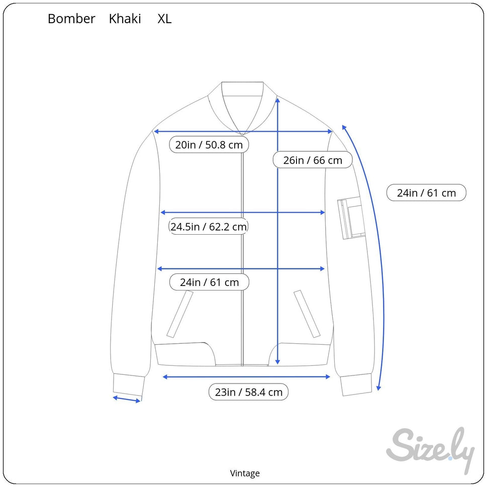 Vintage 70s Mens Beige Orange Flight Bomber Jacket Embroidered Zip Elastic Hem