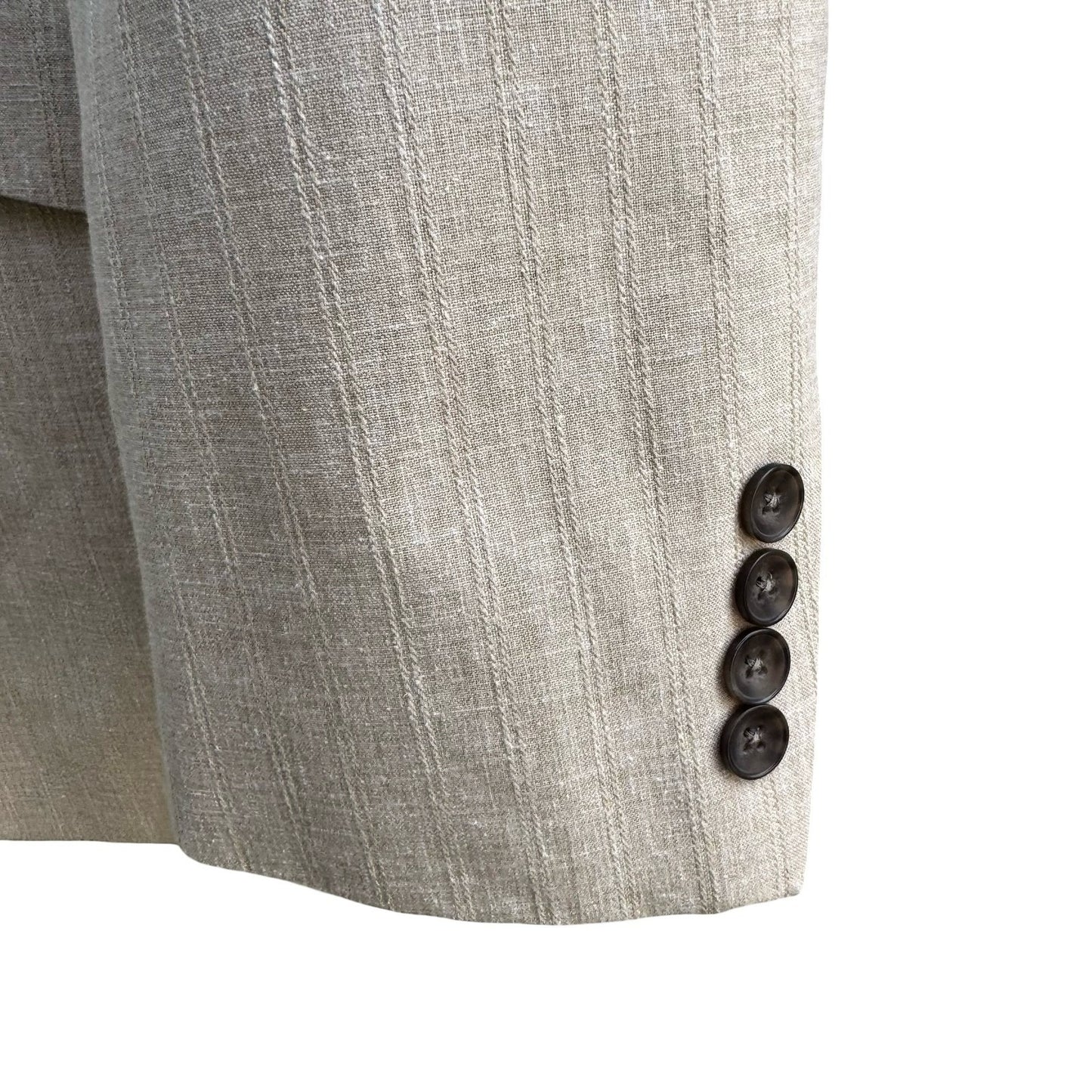Billy London UK Coastal Tailored Summer Wedding Pinstripe Sport Coat Blazer 44R