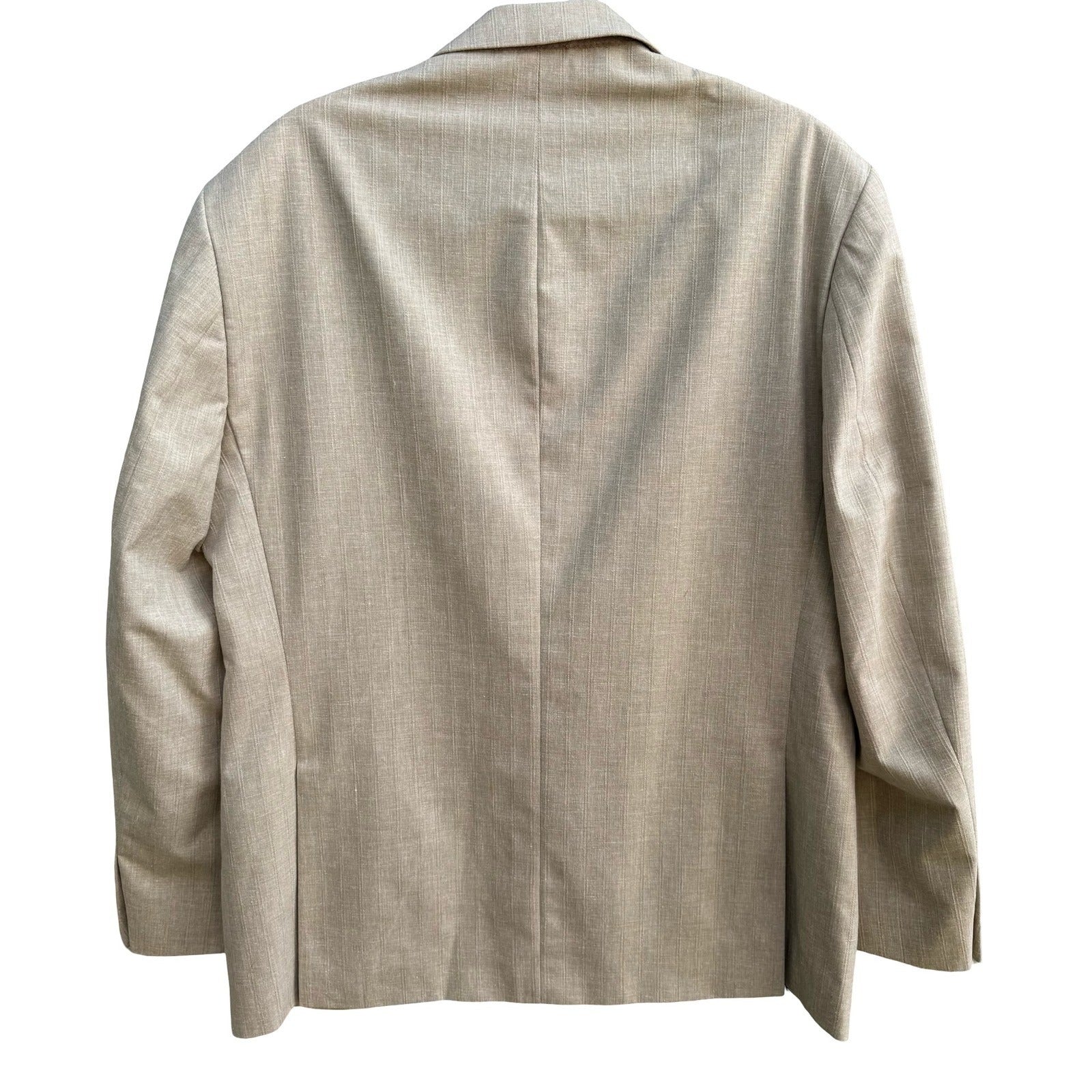 Billy London UK Coastal Tailored Summer Wedding Pinstripe Sport Coat Blazer 44R