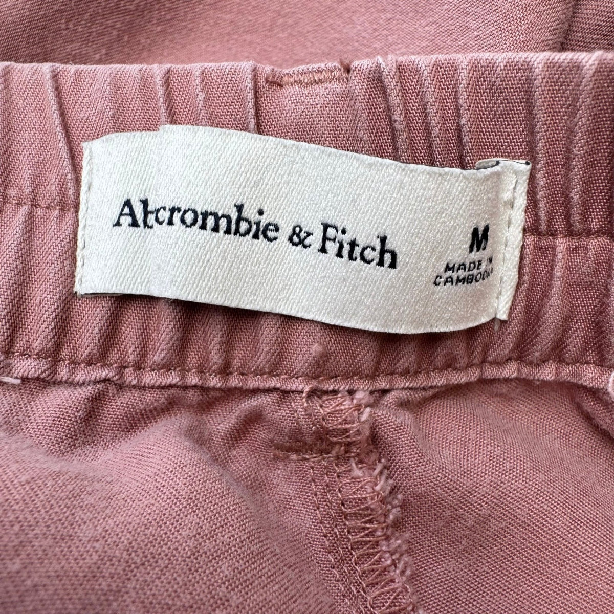 Abercrombie & Fitch Coastal Minimalist Pleated High Rise Wide Leg Trouser Pant M