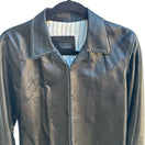 Switch Poleci Y2K Minimalist Quiet Luxury Moto Edgy Contrast Stitch Leather Jacket M 3 image