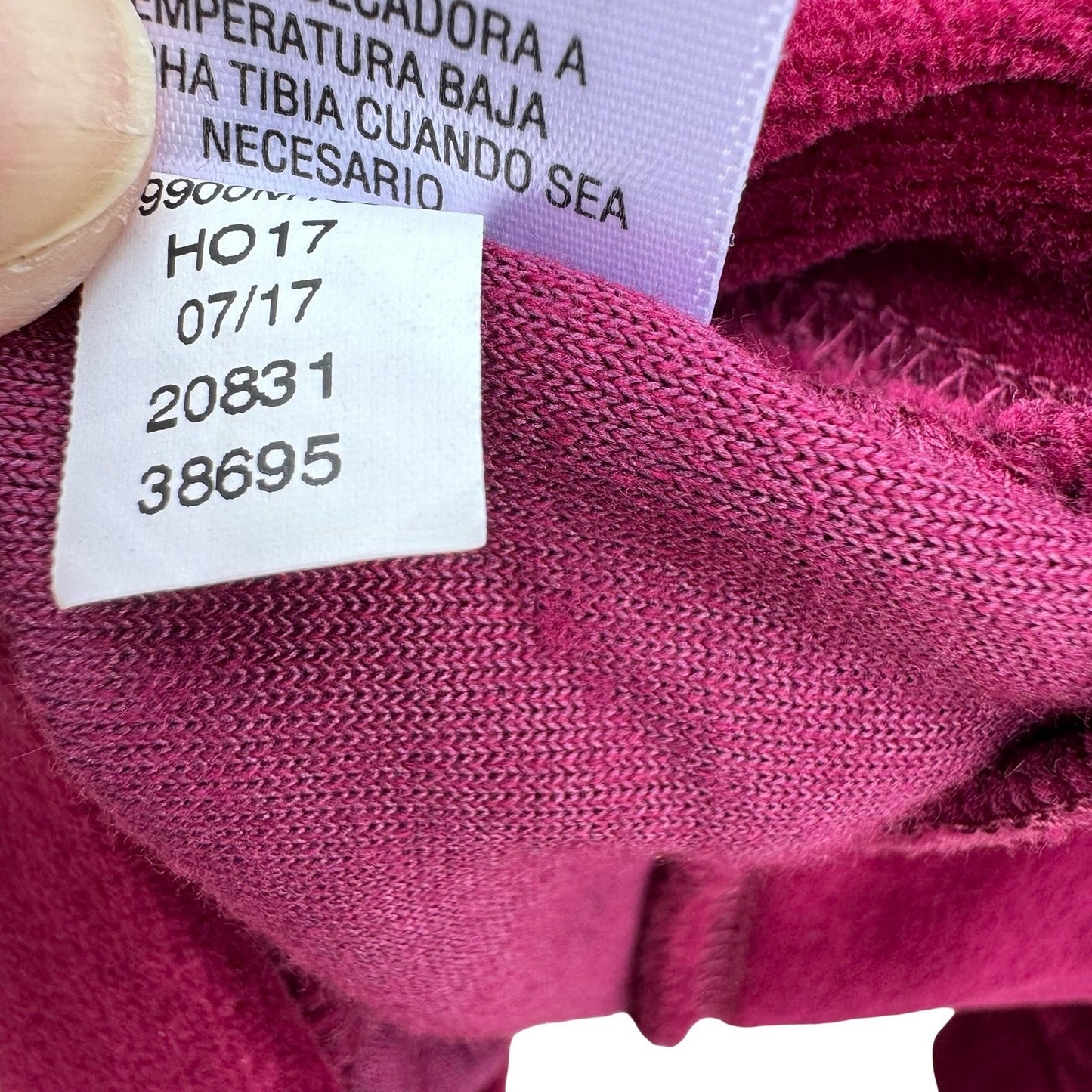Karen Scott Y2K XL Berry Pink Velour Full Zip Mock Neck Track Jacket Athleisure