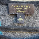 Switch Charter Club Cashmere Quiet Luxury Colorblock Mod Layering Minimalist Sweater M 2 image