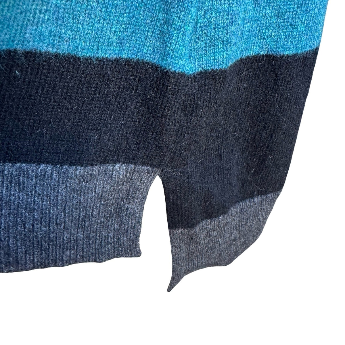Charter Club Cashmere Quiet Luxury Colorblock Mod Layering Minimalist Sweater M