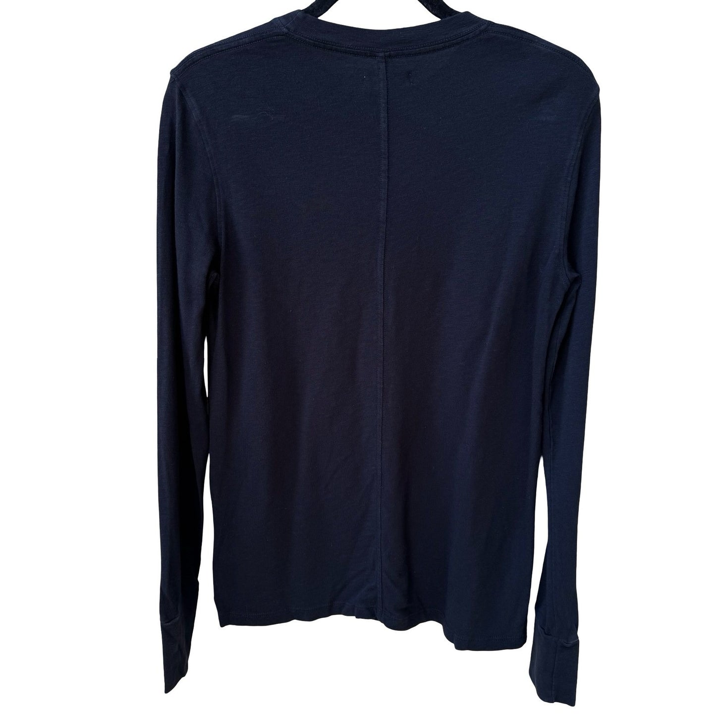 American Giant 100% Cotton Slub Minimalist Sustainable Long Sleeve T-Shirt USA S