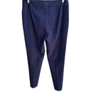 Switch Counterparts Womens Navy Diamond Pattern Stretch Flat Front Dress Pants 16 3 image