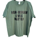 Switch Non-Human Lives Matter Handmade Gildan Softstyle Cotton Black Olive Green Shirts 2 image