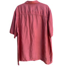 Switch Venezia Vitale Womens Silk Dusty Rose Short Sleeve Button-Up Shirt Size 18/20 2 image