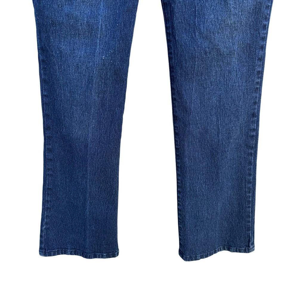 DG2 by Diane Gilman Womens Dark Wash Straight Leg Jeans Indigo Size 8
