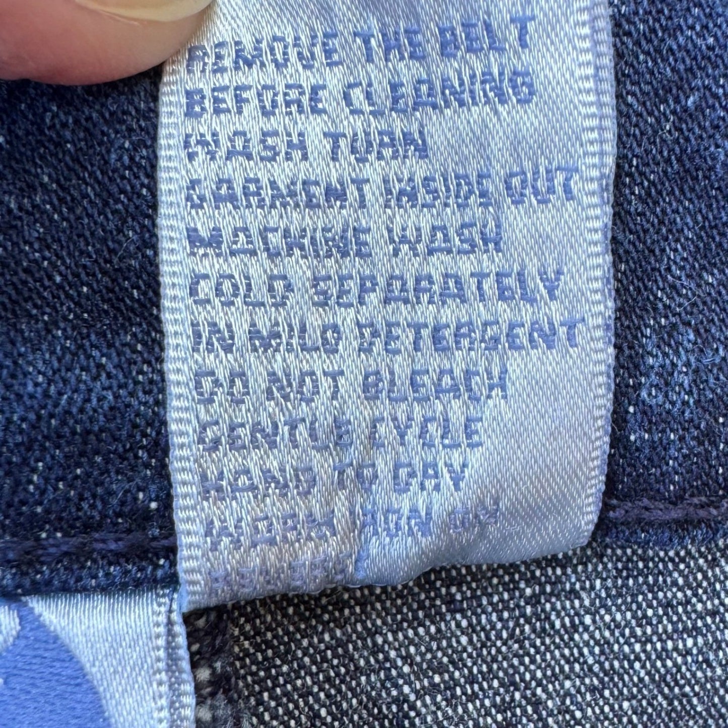DG2 by Diane Gilman Womens Dark Wash Straight Leg Jeans Indigo Size 8