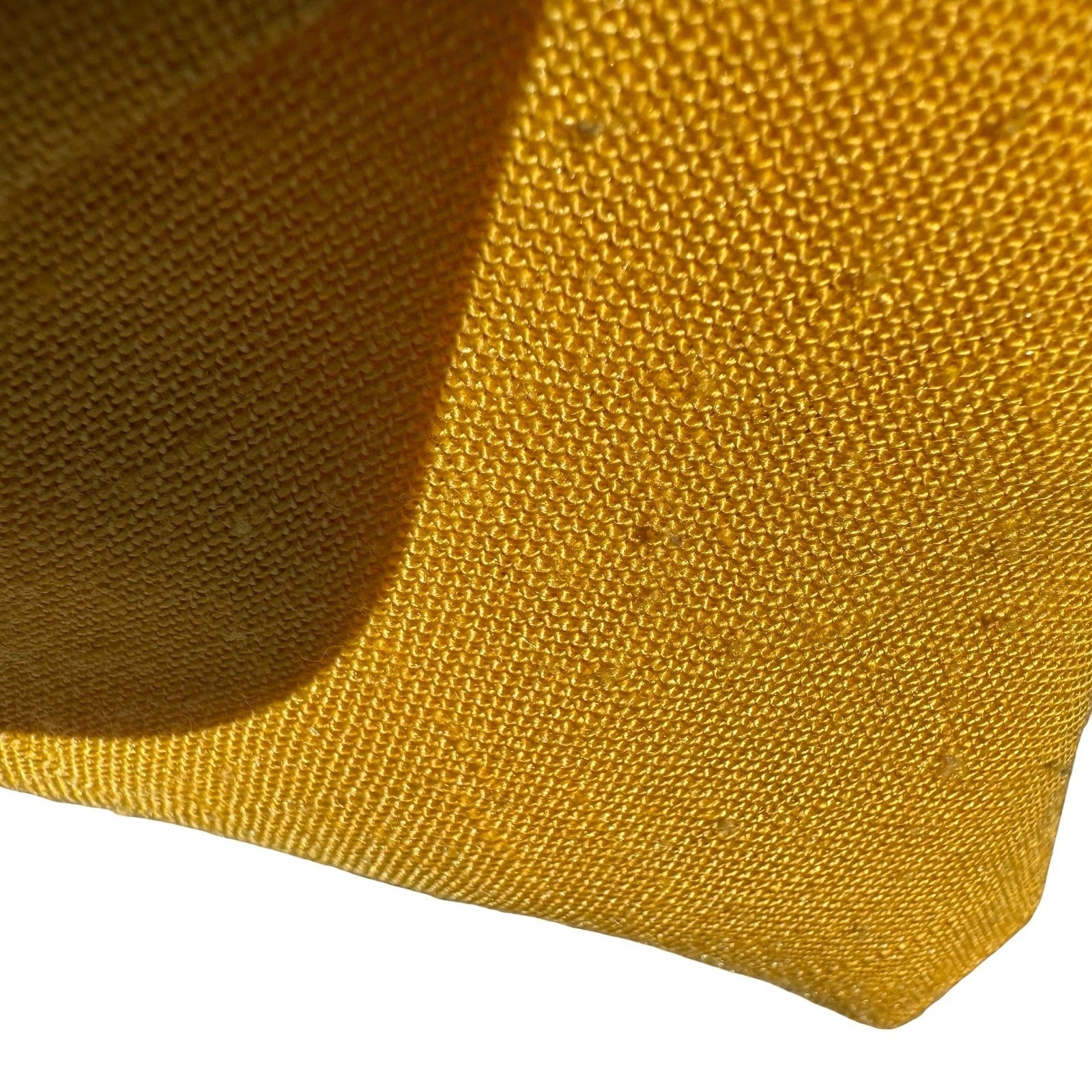 Leslie Fay Vintage 80s Retro Yellow Gingham Trim Button Front Shift Dress Size 8
