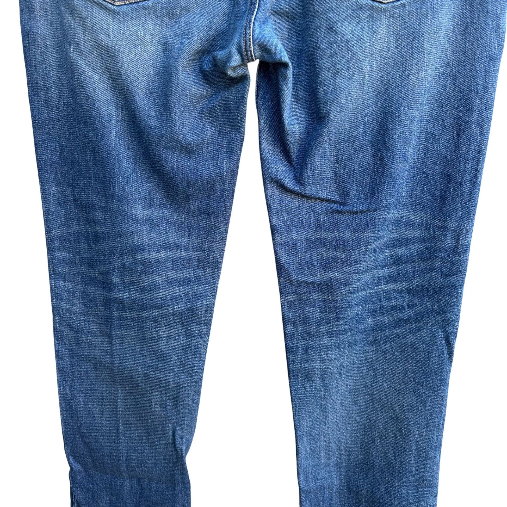 Buck Mason Standard Fit Blue Jeans 36 Made In USA Tapered Denim 12 Month Wash 36