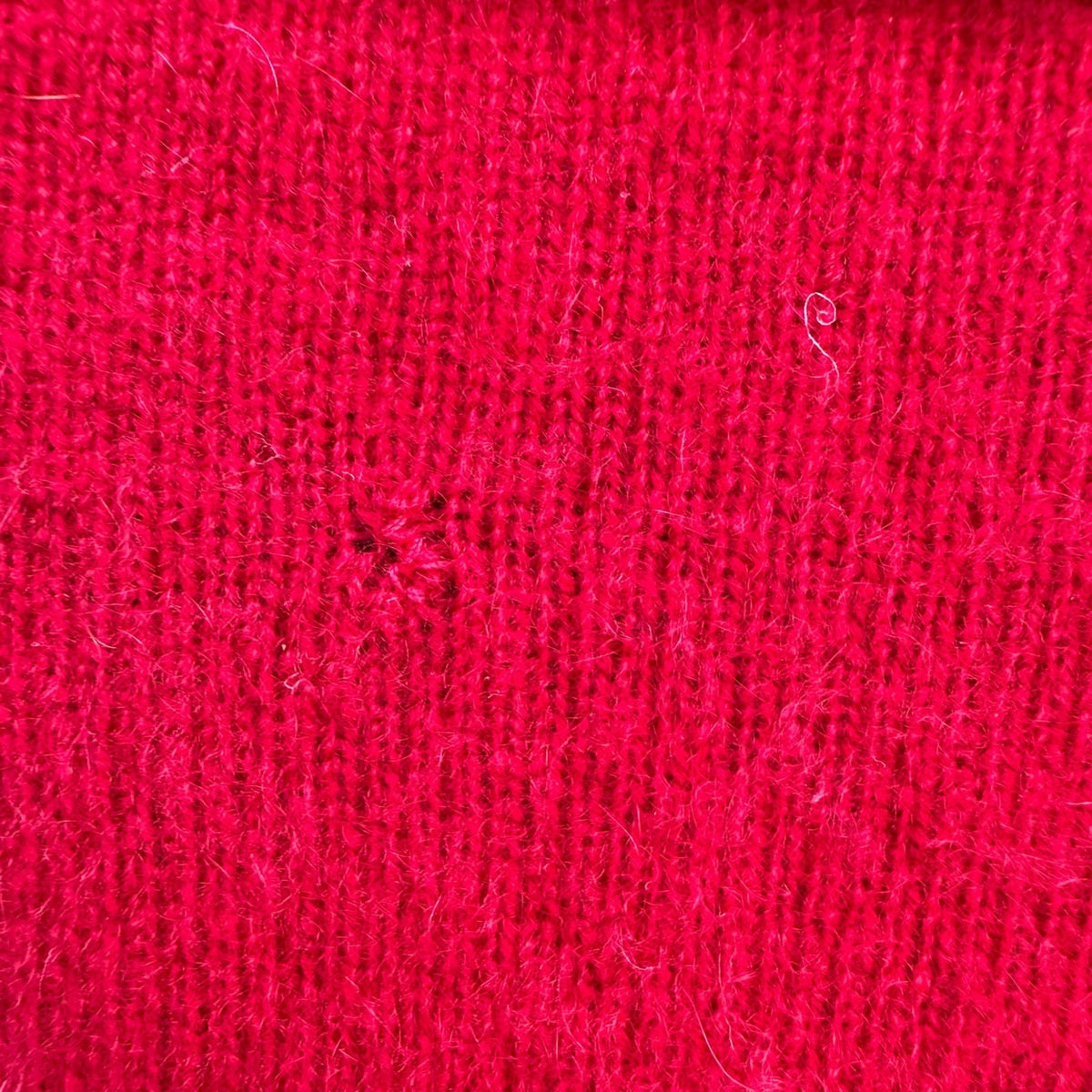 Cashmere Quiet Luxury Minimalist Boat Neck Ribbed Sweater Tomato Red Womens L