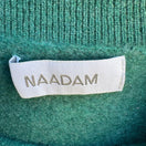 Switch Naadam 100% Cashmere Minimalist Quiet Luxury Cozy Mock Neck Sweater Green XS 2 image