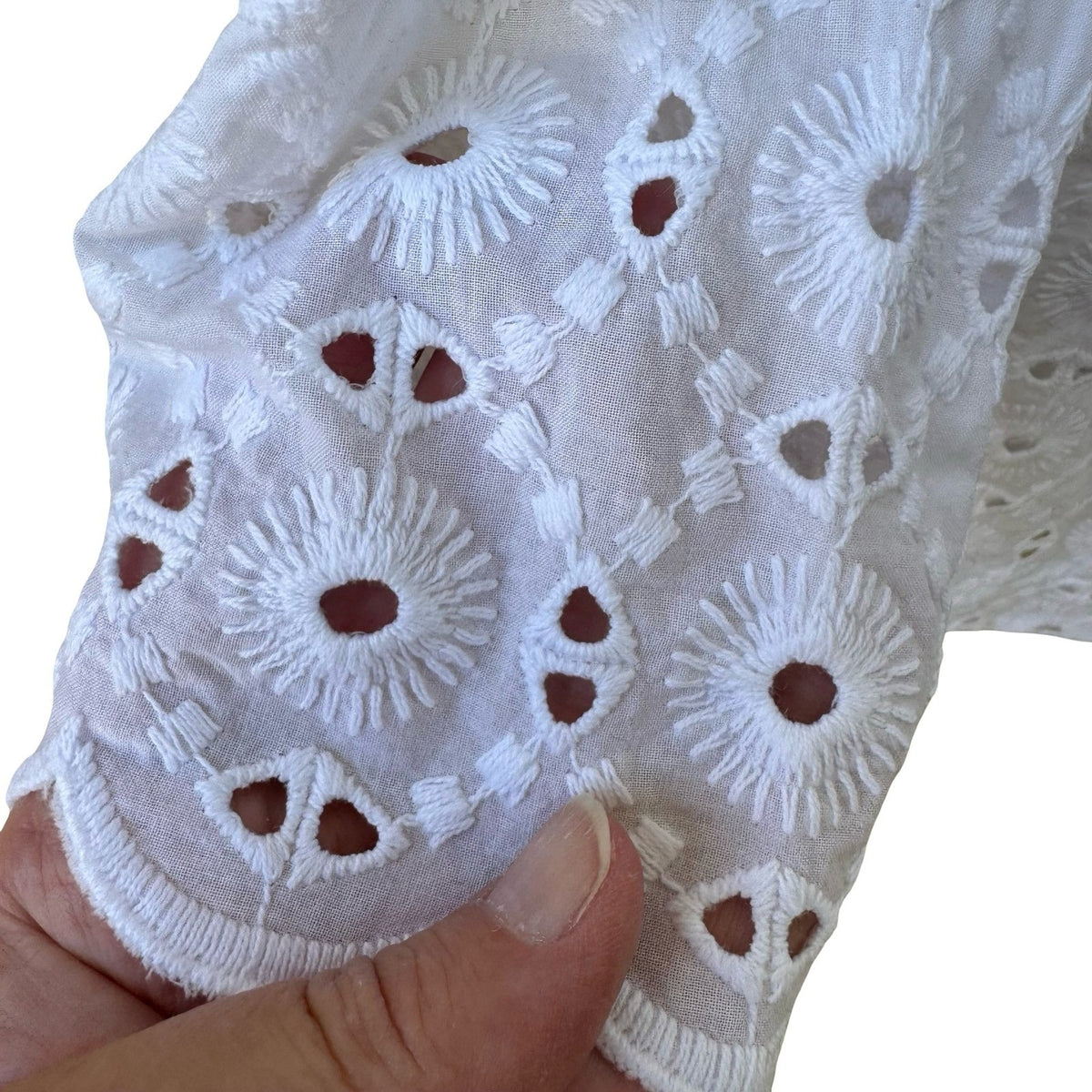 Zara Cottagecore Coastal Boho Eyelet Embroidered Blazer Jacket White XS NEW