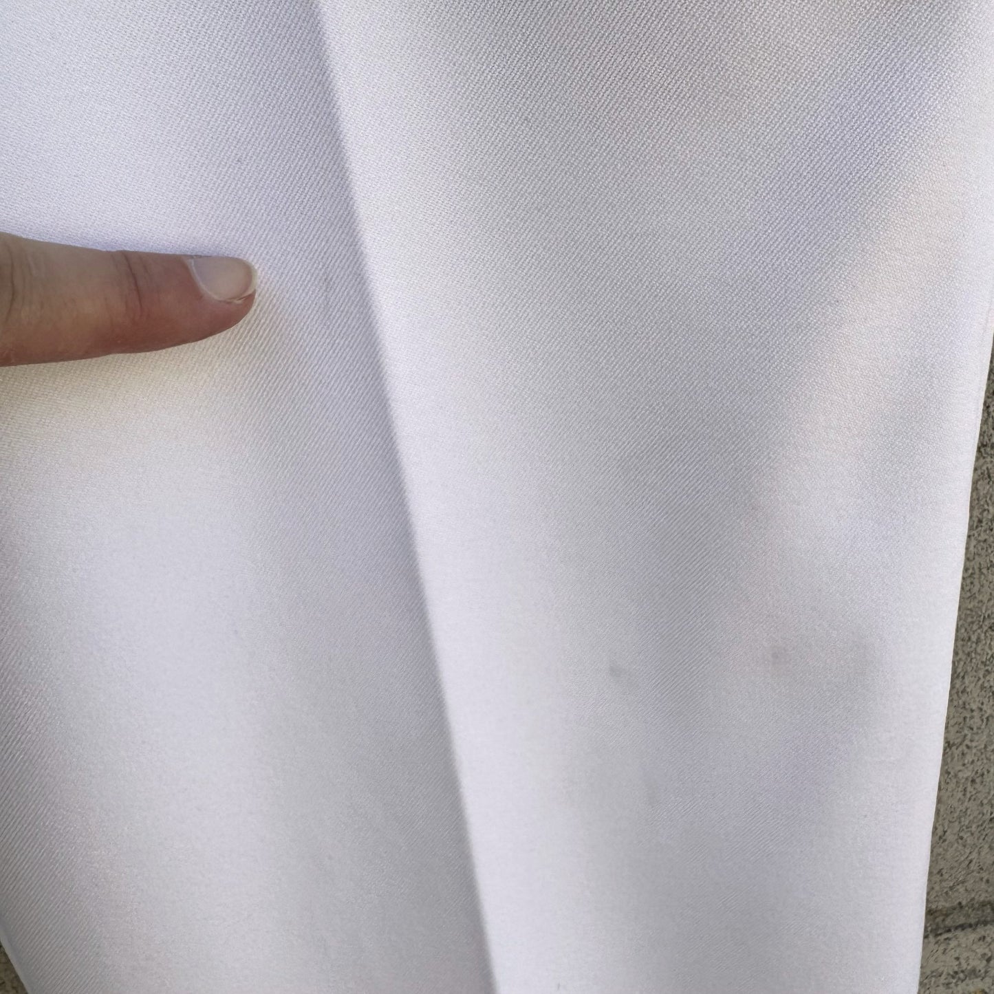 Sansabelt Vintage 70s 80s Mens White Flat Front Stretch Leisure Suit Pants 39