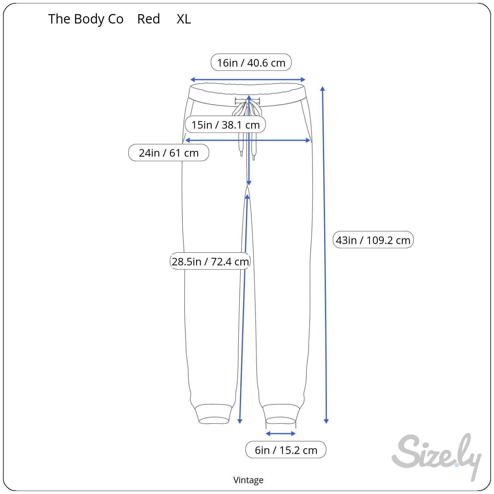 The Body Co Vintage 80s 90s Unisex Red Elastic Zip Hem Parachute Track Pants XL