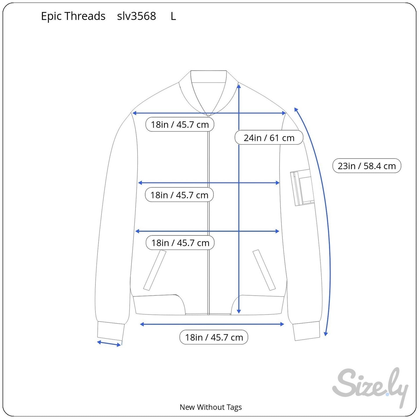Epic Threads Womens L Varsity Bomber Jacket Blue Gray Burgundy Snap Front NWOT