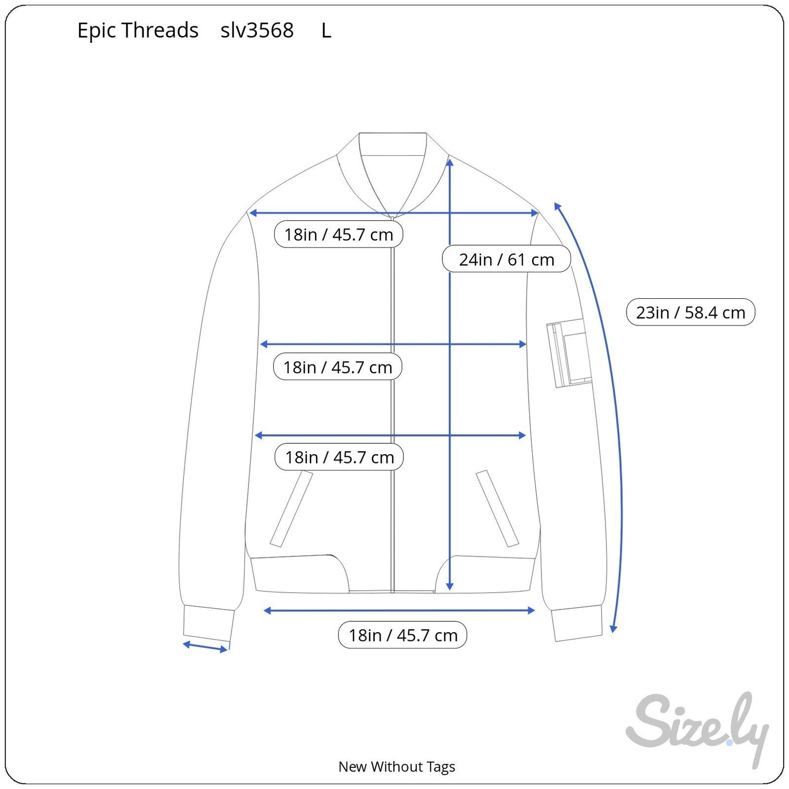 Epic Threads Womens L Varsity Bomber Jacket Blue Gray Burgundy Snap Front NWOT