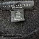 Switch Banana Republic Vintage 100% Cashmere Quiet Luxury Minimalist Sweater Black M 2 image