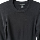 Switch Banana Republic Vintage 100% Cashmere Quiet Luxury Minimalist Sweater Black M 3 image